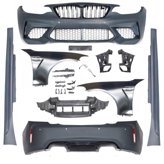 Sport Competition Bodykit breit passt für BMW F22 F23 mit SRA + 4x PDC 2012-2021