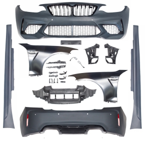 Sport Competition Bodykit breit passt für BMW F22 F23 mit SRA + 4x PDC 2012-2021