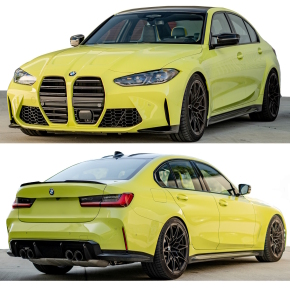 Sport Bodykit + Blenden passt für BMW 3er G20 ab 2019-2022 nicht M3 nur 4x PDC