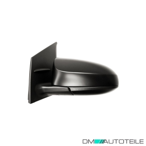 Außenspiegel links konvex glasklar schwarz passt für Peugeot 108, Aygo, C1 II