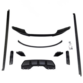 Sport Spoilerset Aero Flaps+Schweller Schwarz matt...