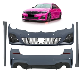 Sport Bodykit Umbau Stoßstangen+Spoiler Set PDC SRA...