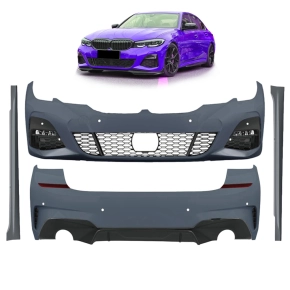 Sport Bodykit Umbau Stoßstangen+Spoiler Set PDC SRA...