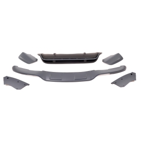  Sport Stoßstangen Flaps + Diffusor Schwarz matt für BMW X5 (E70) ab 2010-2013