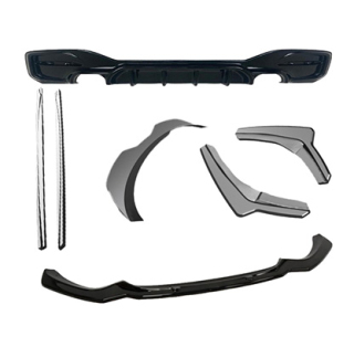 Aero Ansatz Spoiler Bodykit 7-teilig passt für BMW 1er F20 F21 mit M-Paket 15-19