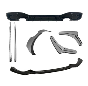 Aero Ansatz Spoiler Bodykit 7-teilig passt für BMW 1er F20 F21 mit M-Paket 15-19