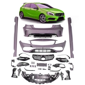 Bodykit Front Seite Heck passt für Mercedes W176 ab...