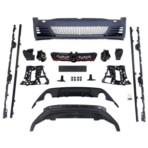 Sport Umbau Stoßstange + Diffusor für VW Golf 7 (VII) auf GTI ab 2012-2017