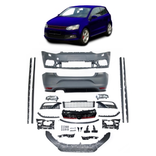 Sport Bodykit + Zubehör für SRA passt für VW Polo 5 (6R) ab 2009-2017 auf GTI