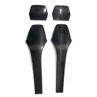 Sitzschalen Cover SET Carbon Sportsitz Rückseite passt 