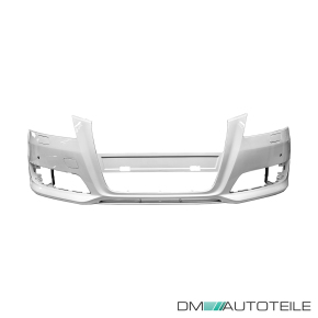 Audi A3 8P 8PA Front Bumper 08-12 Facelift without park assist / headlamp washer 3-5 doors