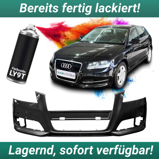 Audi A3 8P 8PA Front Bumper 08-12 Facelift without park assist / headlamp washer 3-5 doors