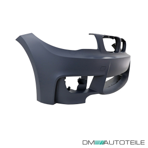 Sport Evo Front Bumper w/o PDC +GRILLE BLACK fits on BMW 1-Series E81 E82 E87 E88 w/o M