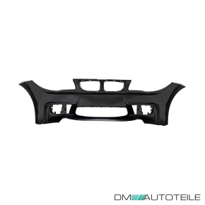 Sport Evo Front Bumper w/o PDC +GRILLE BLACK fits on BMW 1-Series E81 E82 E87 E88 w/o M