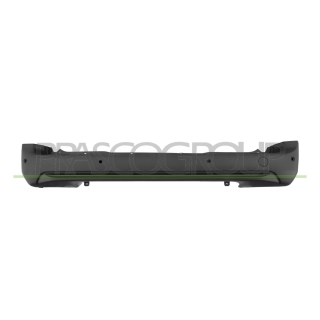 Stoßstange hinten schwarz genarbt +PDC für Berlingo Peugeot Partner Doblo 03/18-