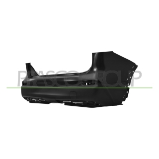Stoßstange hinten schwarz lackierfähig Nissan Qashqai (J11) ab 09/17 - 01/21