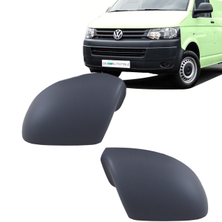 Facelift Außenspiegelabdeckung SET Gehäuse Schwarz glanz passt für SET VW T5 T6 Amarok