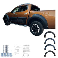 Kotflügelverbreiterungen Kompatibel mit NISSAN Navara N