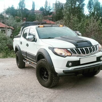 Kotflügelverbreiterungen Kompatibel mit MITSUBISHI L200