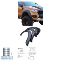 Kotflügelverbreiterungen Kompatibel mit FORD Ranger T8 