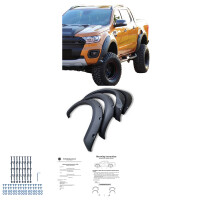 Kotflügelverbreiterungen Kompatibel mit FORD Ranger T8 
