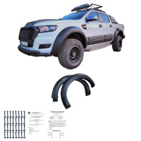 Kotflügelverbreiterungen Kompatibel mit FORD Ranger T6/