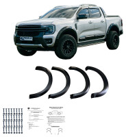 Kotflügelverbreiterungen Kompatibel mit FORD Ranger T9 