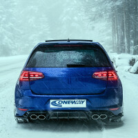 Hecksplitter/ Heckansätze Kompatibel mit VW Golf MK 7 R