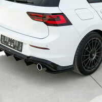 Hinten Splitter Kompatibel mit VW Golf Mk8 GTI 2020+ 4