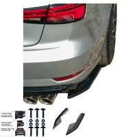 Hecksplitter/ Heckansätze Kompatibel mit AUDI A3 8V Fac