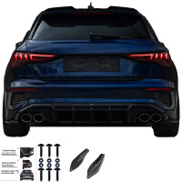 Hecksplitter/ Heckans&auml;tze Kompatibel mit AUDI S3...