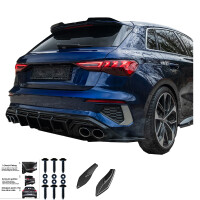 Hecksplitter/ Heckansätze Kompatibel mit AUDI S3 /A3 S-