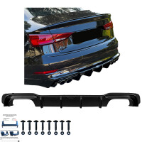 Heckdiffusor Kompatibel mit AUDI S3 Limousine 8V Facelift 20
