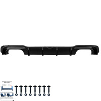 Heckdiffusor Kompatibel mit AUDI S3 Limousine 8V Facelift 20