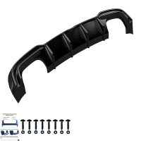 Heckdiffusor Kompatibel mit AUDI S3 Limousine 8V Facelift 20