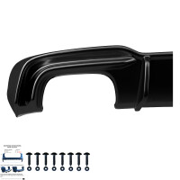 Heckdiffusor Kompatibel mit AUDI S3 Limousine 8V Facelift 20