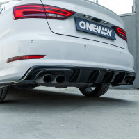 Heckdiffusor Kompatibel mit AUDI S3 Limousine 8V 2013-2016 2