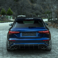 Heckdiffusor Kompatibel mit AUDI S3/A3 S-Line (Limousine/Spo