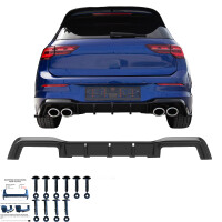 Heckdiffusor Kompatibel mit VW Golf MK 8 R 2020+ 3