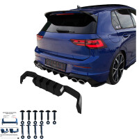 Heckdiffusor Kompatibel mit VW Golf MK 8 R 2020+ 4