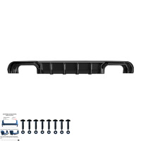 Heckdiffusor Kompatibel mit AUDI S3 Sportback 8V 2013-2016 3