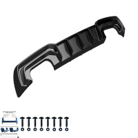 Heckdiffusor Kompatibel mit AUDI S3 Sportback 8V Facelift 20