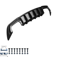 Heckdiffusor Kompatibel mit AUDI S3 8V Facelift Sedan 2016-2