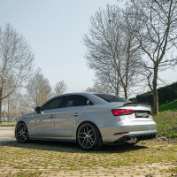 Heckdiffusor Kompatibel mit AUDI S3 8V Facelift Sedan 2016-2
