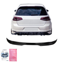 Dachspoiler Kompatibel mit VW Golf MK 7 / 7.5 GTI / R / R Li