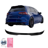 Dachspoiler Kompatibel mit VW Golf MK 7 / 7.5 GTI / R / R Li
