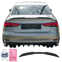 Dachspoiler Kompatibel mit AUDI A3 A3 S-Line S3 RS3 Sedan 8V