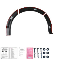 Radlaufleisten Kompatibel mit VW Transporter T6 2015–2