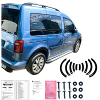 Radlaufleisten Kompatibel mit VW Caddy MK4 2015-2021 (Schwar