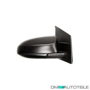 Außenspiegel rechts konvex glasklar schwarz passt für Peugeot 108, Aygo, C1 II